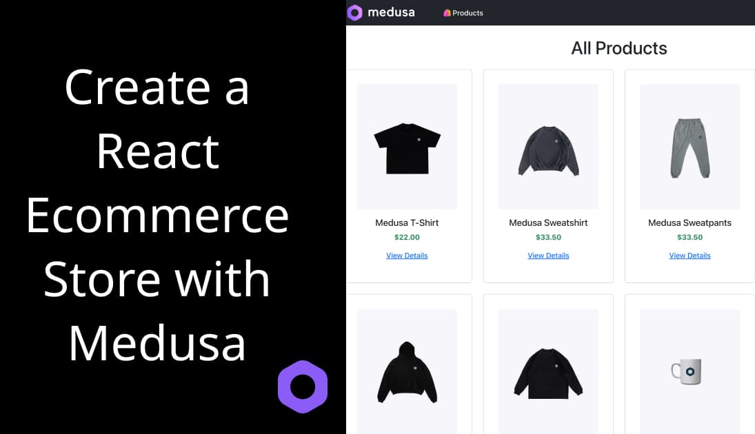 Create a React Ecommerce Store with Medusa