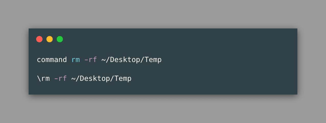 How to bypass aliases that conflict with bash commands