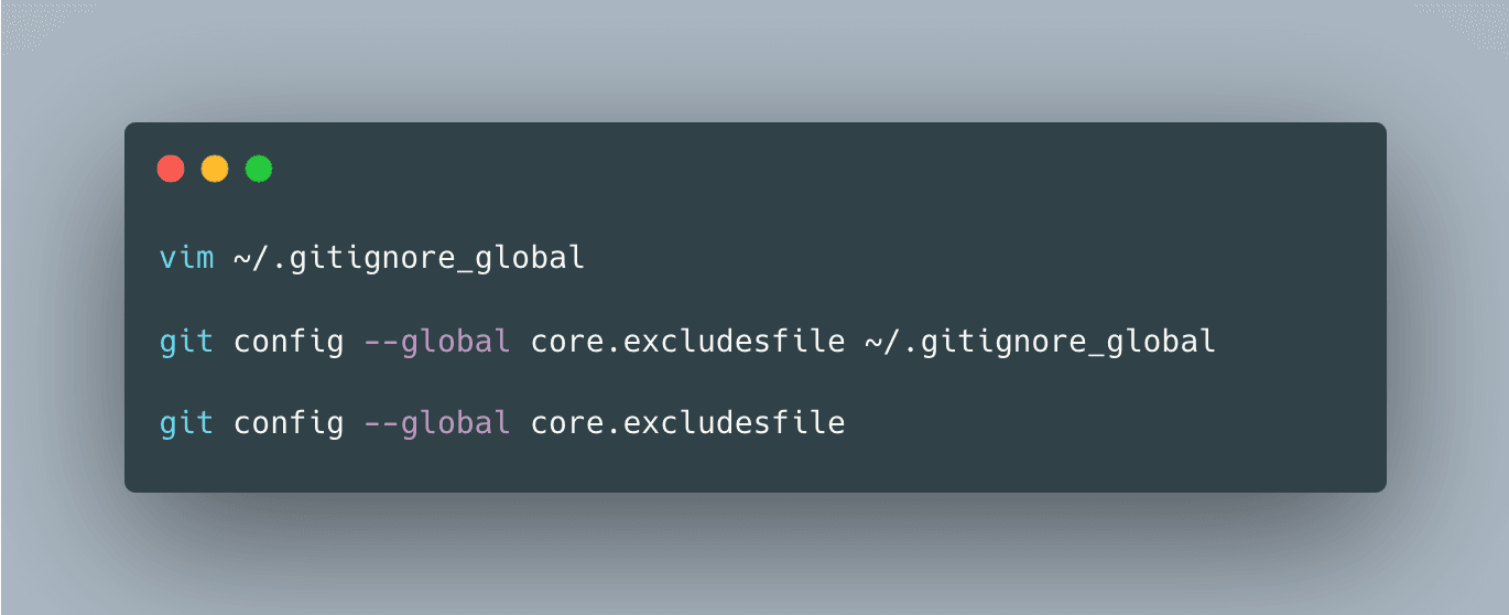 How to Setup a Global gitignore File